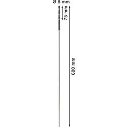 Bosch Accessories 2608596342 šalovací vrták 8 mm Celková délka 600 mm válcová stopka 1 ks