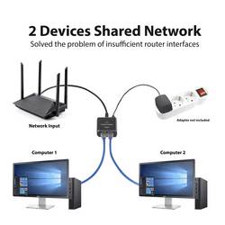 Renkforce RF-6739678 RF-GES-200 síťový switch RJ45 2 porty USB napájení