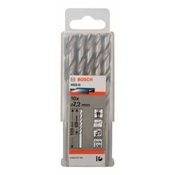 Bosch Accessories 2608595337 HSS kovový spirálový vrták 7.2 mm Celková délka 109 mm broušený DIN 338 válcová stopka 10 ks