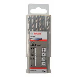 Bosch Accessories 2608595335 HSS kovový spirálový vrták 6.4 mm Celková délka 101 mm broušený DIN 338 válcová stopka 10 ks