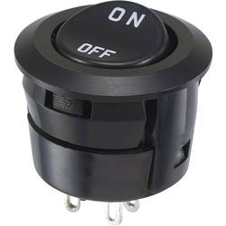 Miyama DS-059S-ON kolébkový spínač 250 V/AC 3 A 2x vyp/zap s aretací 1 ks