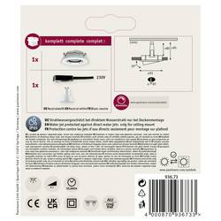 Paulmann Nova Plus vestavné svítidlo do koupelny LED GU10 6 W IP65 bílá (matná), chrom
