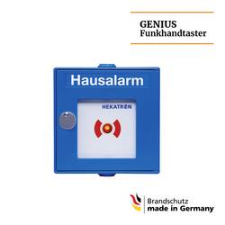 Hekatron FH.Genius Bezdrátové ruční tlačítko na baterii, 230 V (š x v x h) 130 x 130 x 32 mm