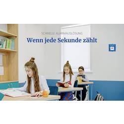 Hekatron FH.Genius Bezdrátové ruční tlačítko na baterii, 230 V (š x v x h) 130 x 130 x 32 mm