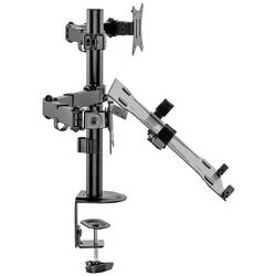 Digitus DA-90436 rameno na monitory 1 Displej: (s) 5,1 cm (2) - 304,8 cm (120) černá odnímatelný, otočný, nastavitelná výška, naklápěcí, otočný