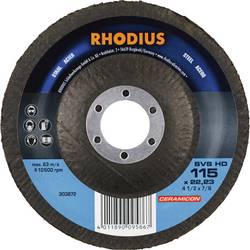Rhodius 303872 RHODIUS SVS HD, 10 ks čisticí plsti 115 x 22,23 mm, zalomený, Topline pro univerzální použití 10 ks