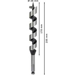Bosch Accessories 2608597636 hadovitý vrták 26 mm Celková délka 235 mm šestihran 1 ks