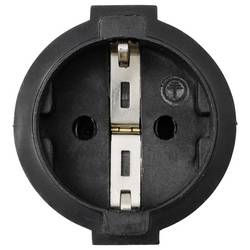 TRU COMPONENTS IEC adaptér C13/C14 CEE spojka - IEC zástrčka C14 10 A Počet kontaktů: 2 + PE černá 1 ks