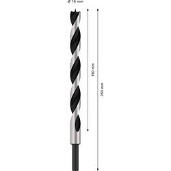 Bosch Accessories 2608597192 spirálový vrták do dřeva 16 mm Celková délka 250 mm válcová stopka 1 ks