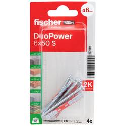 Fischer 537660 DuoPower 6 x 50 S K NV sada hmoždinek 50 mm 6 mm 1 sada