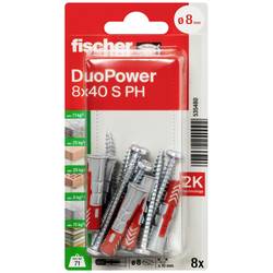 Fischer 535480 DuoPower 8 x 40 S PH K NV hmoždinka 40 mm 8 mm 1 sada