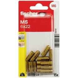 Fischer 532737 MS 6 x 22 K NV mosazná hmoždinka 22 mm 1 sada