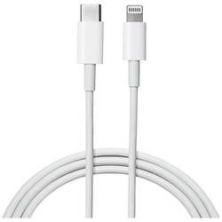 Akyga USB kabel Thunderbolt™ 3 USB-C ® zástrčka, Apple Lightning konektor 1.00 m bílá AK-USB-35