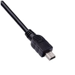 Akyga USB kabel USB 2.0 USB-A zástrčka, USB Mini-B zástrčka 1.80 m černá AK-USB-03