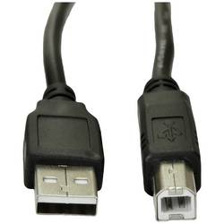 Akyga USB kabel USB 2.0 USB-A zástrčka, USB-B zástrčka 5.00 m černá AK-USB-18