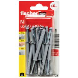 Fischer 084334 N 6 x 60/30 S K NV hřebíková hmoždinka 60 mm 6 mm 1 sada