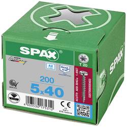 SPAX 0207000500403 R 88093 Ruko m.Spitze/T-STAR VG šroub do dřeva 5 mm 40 mm T-STAR plus nerezová ocel A2 200 ks