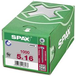 SPAX 0201010500165 R 88093 Ruko m.Spitze/T-STAR šroub do dřeva 5 mm 16 mm T-STAR plus ocel WIROX 1000 ks
