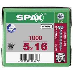 SPAX 0201010500165 R 88093 Ruko m.Spitze/T-STAR šroub do dřeva 5 mm 16 mm T-STAR plus ocel WIROX 1000 ks