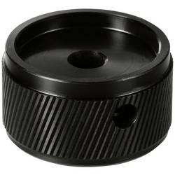TRU COMPONENTS TC-11613816 otočný knoflík s označením černá (Ø x v) 30 mm x 17 mm hliník 1 ks