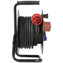 Sygonix SY-5806894 kabelový buben 25 m černá CEE zástrčka 16 A 5pólová