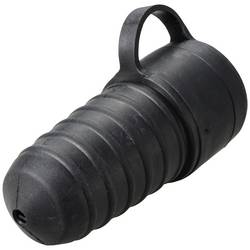 Sygonix SY-5806882 zásuvka guma 250 V/AC černá IP44