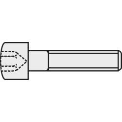 TOOLCRAFT 839679 šrouby s válcovou hlavou M4 20 mm vnitřní šestihran DIN 912 ocel 8,8 zčernalý 100 ks