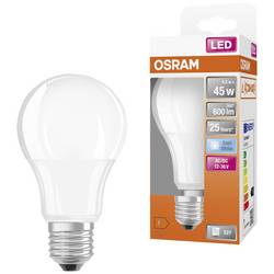 OSRAM HOMELIGHTING 4058075757608 LED Energetická třída (EEK2021) F (A - G) E27 klasická žárovka 6.5 W = 45 W studená bílá (Ø x v) 60 mm x 60 mm 1 ks