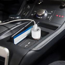 Skross Dual Car nabíječka 20 W PD Proudová zatížitelnost (max.)=3.00 A 12 V na 5 V, 12/24 V, 24 V na 5 V