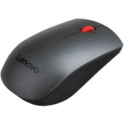 Lenovo Professional laserová myš, přenos bezdrátový, 5 tlačítko, 1600 dpi, šedá, červená