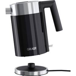 Graef WK402EU rychlovarná konvice, ochrana proti přehřátí, nerezová ocel, černá, WK402EU