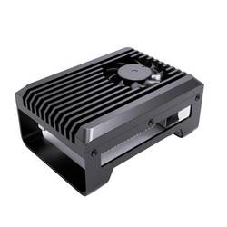 Radxa RD-X4-Heatsink SBC skříň Vhodné pro (vývojové sady): Radxa včetně aktivního chladiče černá