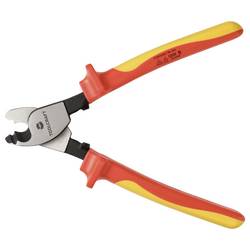 TOOLCRAFT TO-10104939 VDE kabelové nůžky hliníkový a měděný kabel, jedno- a vícežilový, 10 mm