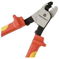 TOOLCRAFT TO-10104939 VDE kabelové nůžky hliníkový a měděný kabel, jedno- a vícežilový, 10 mm
