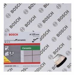 Bosch Accessories 2608603232 2608603232 diamantový řezný kotouč Průměr 125 mm Ø otvoru 22.23 mm keramika 10 ks