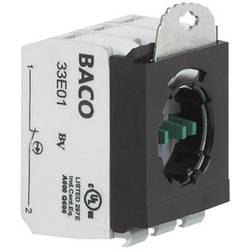 BACO 333E20 spínací kontaktní prvek s upevňovacím adaptérem 2 spínací kontakty bez aretace 600 V 1 ks
