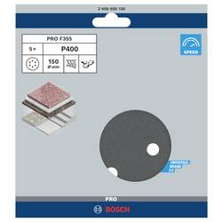 Bosch Accessories Best for Stone 2608605130 brusné papíry pro excentrické brusky na suchý zip, s otvory Zrnitost 400 (Ø) 150 mm 5 ks