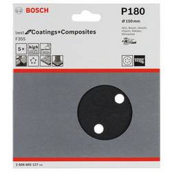 Bosch Accessories Best for Stone 2608605127 brusné papíry pro excentrické brusky na suchý zip, s otvory Zrnitost 180 (Ø) 150 mm 5 ks