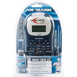 Ansmann Energy-Check LCD zkoušečka baterií a akumulátorů, typy 1,2 V, 1,5 V, 3 V, 9 V, 12 V, 4000392