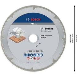 Bosch Accessories 2608602692 Bosch Power Tools diamantový řezný kotouč Průměr 180 mm Ø otvoru 22.23 mm mramor 1 ks