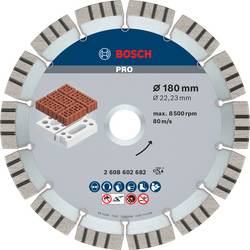 Bosch Accessories 2608602682 Bosch Power Tools diamantový řezný kotouč Průměr 180 mm Ø otvoru 22.23 mm Abrazivní materiály 1 ks