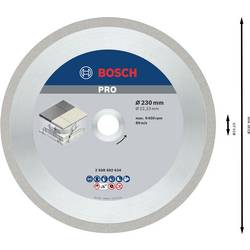 Bosch Accessories 2608602634 Bosch Power Tools diamantový řezný kotouč Průměr 230 mm Ø otvoru 22.23 mm Porcelán, keramika, obklady 1 ks
