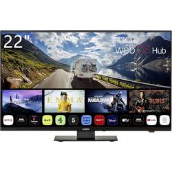 Reflexion LDDX22iBT_B LCD TV, 55 cm 22 palec, E (A - G), DVB-T2, DVB-C, DVB-S2, Full HD, Smart TV, WLAN, DVD-Player, CI+, černá