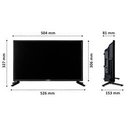 Reflexion LED22iBT LCD TV, 55 cm 22 palec, E (A - G), DVB-T2, DVB-C, DVB-S2, Full HD, Smart TV, WLAN, CI+, černá