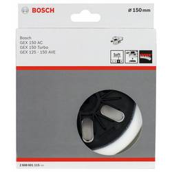 Bosch Accessories 2608601115 Brusný talíř měkký Průměr 150 mm Vhodný pro Excentrická bruska GEX 125-150 AVE, GEX 150 AC, GEX 150 Turbo