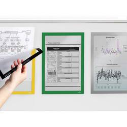 Durable 486905 DURAFRAME® Magnetic informační rámeček magnetický DIN A4 zelená (š x v) 236 mm x 323 mm 5 ks