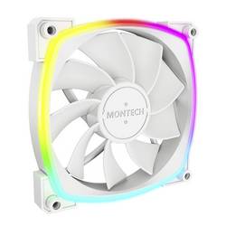 MONTECH RX120 PWM ARGB PC větrák s krytem bílá, šedá (š x v x h) 120 x 120 x 25 mm