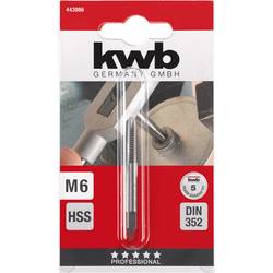 kwb 443006 jednořezný závitník 1 ks M6 1 DIN 352 HSS 1 ks