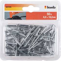 kwb 407476 slepý nýt (Ø x d) 4 mm x 16 mm hliník hliník hliník 50 ks