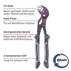kwb 387610 instalatérské SIKO kleště 240 mm